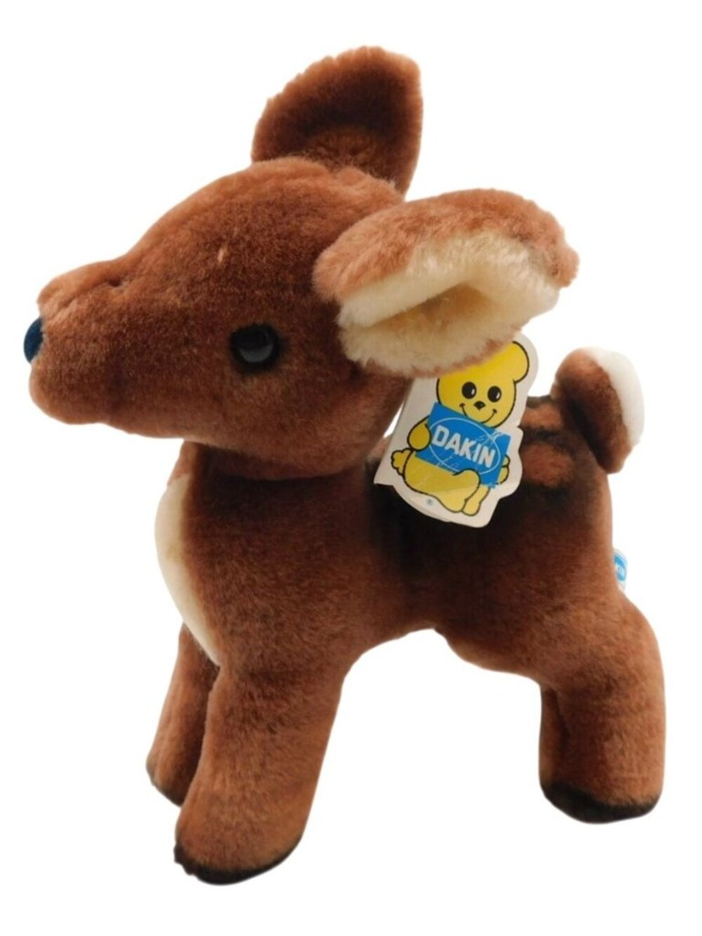Dakin Plush Brown Dawn Fawn Deer Stuffed Animal With Tags 7" Korea